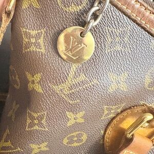Louis Vuitton Brown and Gold Monogram Shoulder Bag